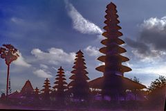 Silhouette of Taman Ayun