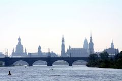 Silhouette von Dresden