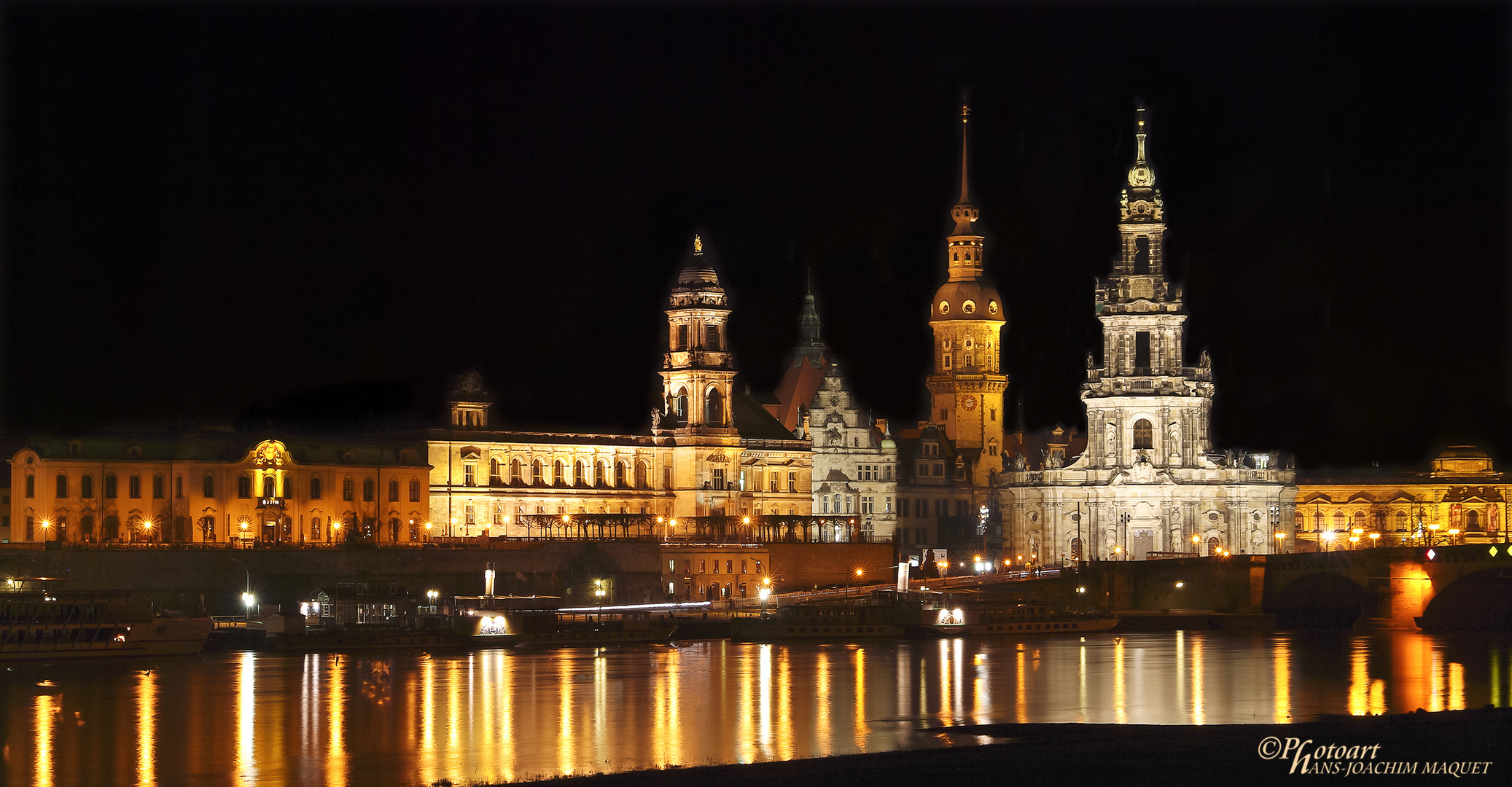 Silhouette von Dresden