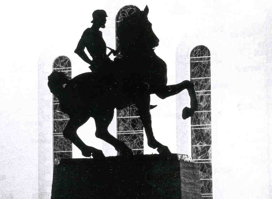 Silhouette von Hans Waldmann