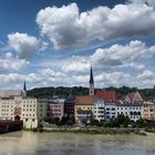 Silhouette von Wasserburg am Inn