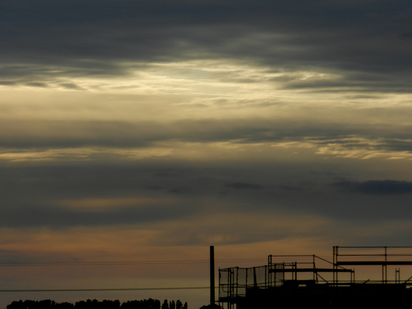 Silhouette zu Hause in Lichtenhagen