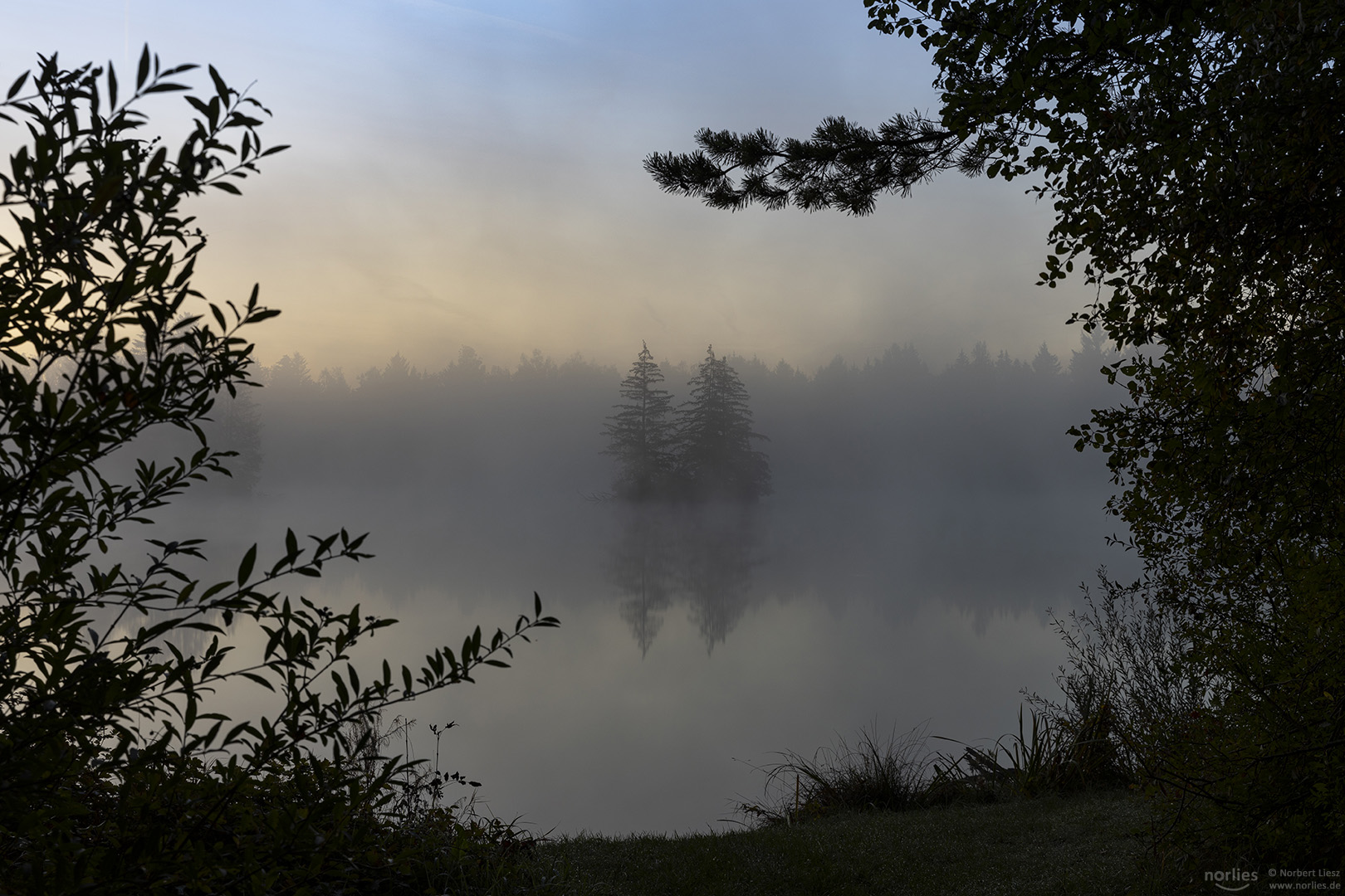 Silhouetten am Morgen