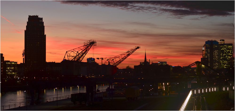 Silhouetten der Stadt