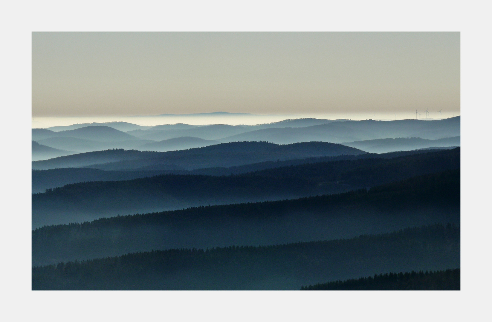 Silhouetten des Rothaargebirges