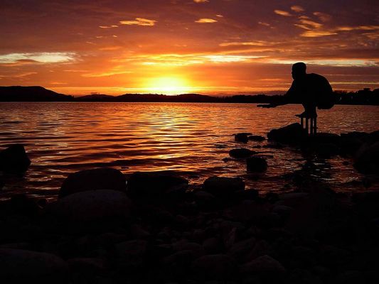 Silhouetten-Perspektivenwechsel