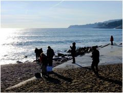 Silhouettes de mer...