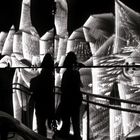 Silhouettes reflection