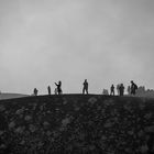 Silhouettes sur l'Etna