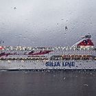 Silja Line trough the wet window