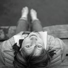 Silke - on the jetty at lake "Labussee"