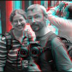 Silke und Micha [ monochrome Anaglyphe]