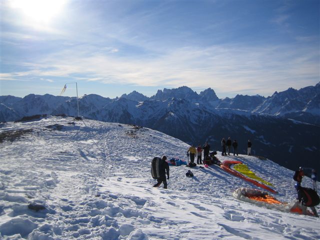 Sillianer Startplatz im Winter