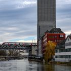 Silo und Mühle, Brücke und Bahn