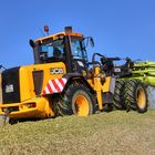 Silo Verdichten mit JCB Radlader