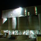 Silos bei Nacht