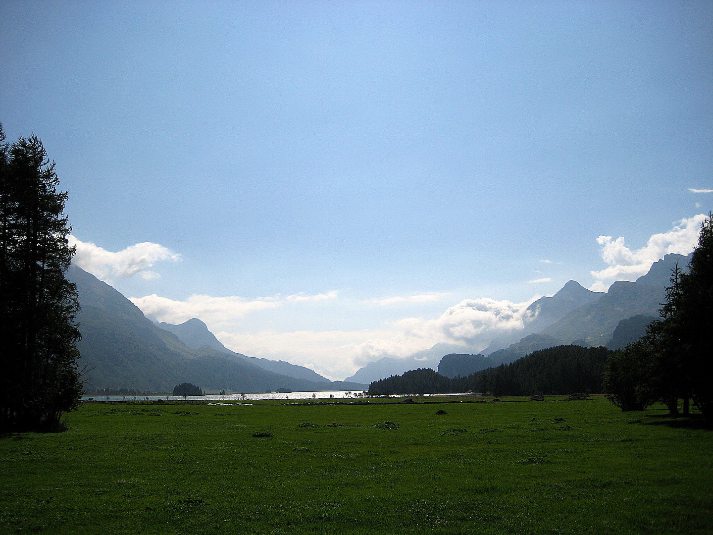 Sils-Maria und Maloja-See