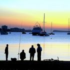 Siluetas al atardecer