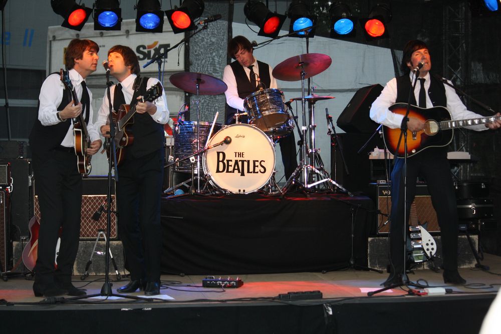 Silver Beatles - John, Paul, George and Ringo