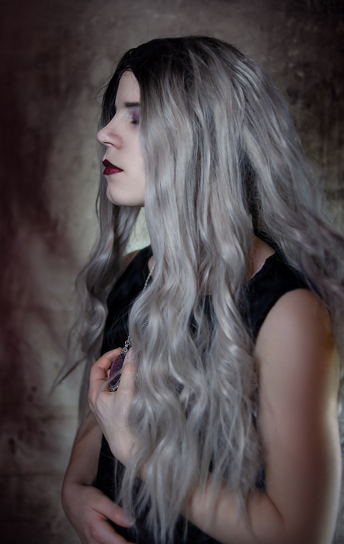 silver hair