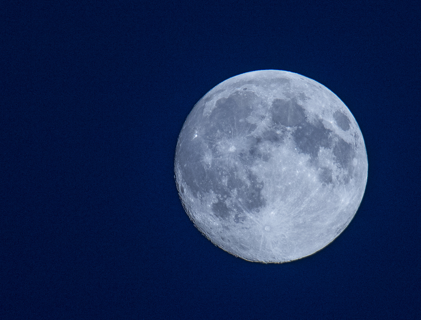 Silver Moon above Limfjorden...