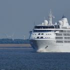 Silver Wind kurz vor Cuxhaven