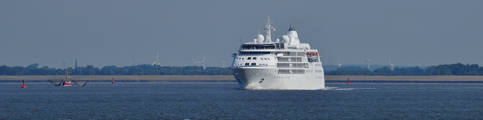 Silver Wind kurz vor Cuxhaven