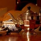 silverplated teapot