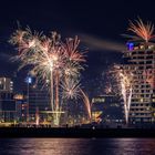 Silversterfeuerwerk Hafen Hamburg -3-