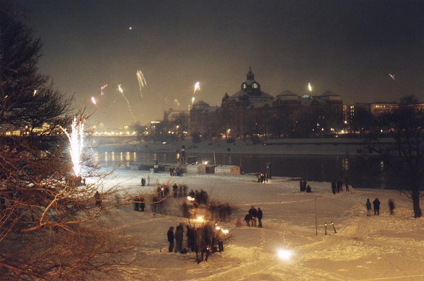 Silvester 2001 in Dresden