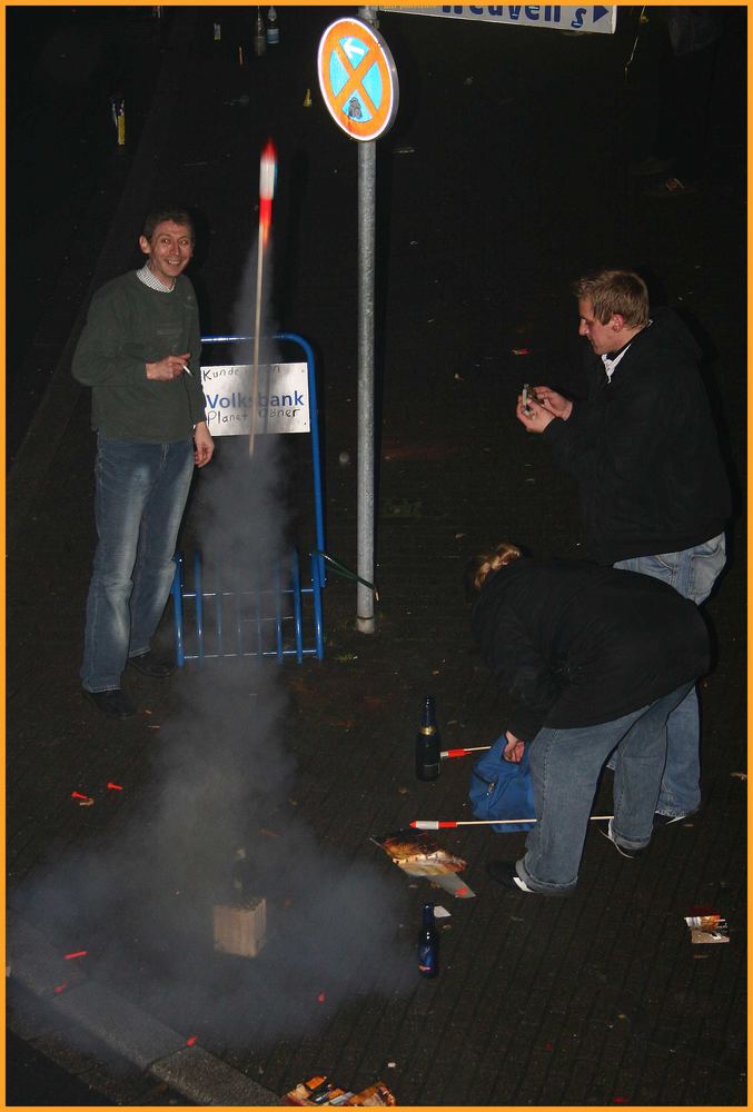 Silvester 2005 vor meiner Haustür!