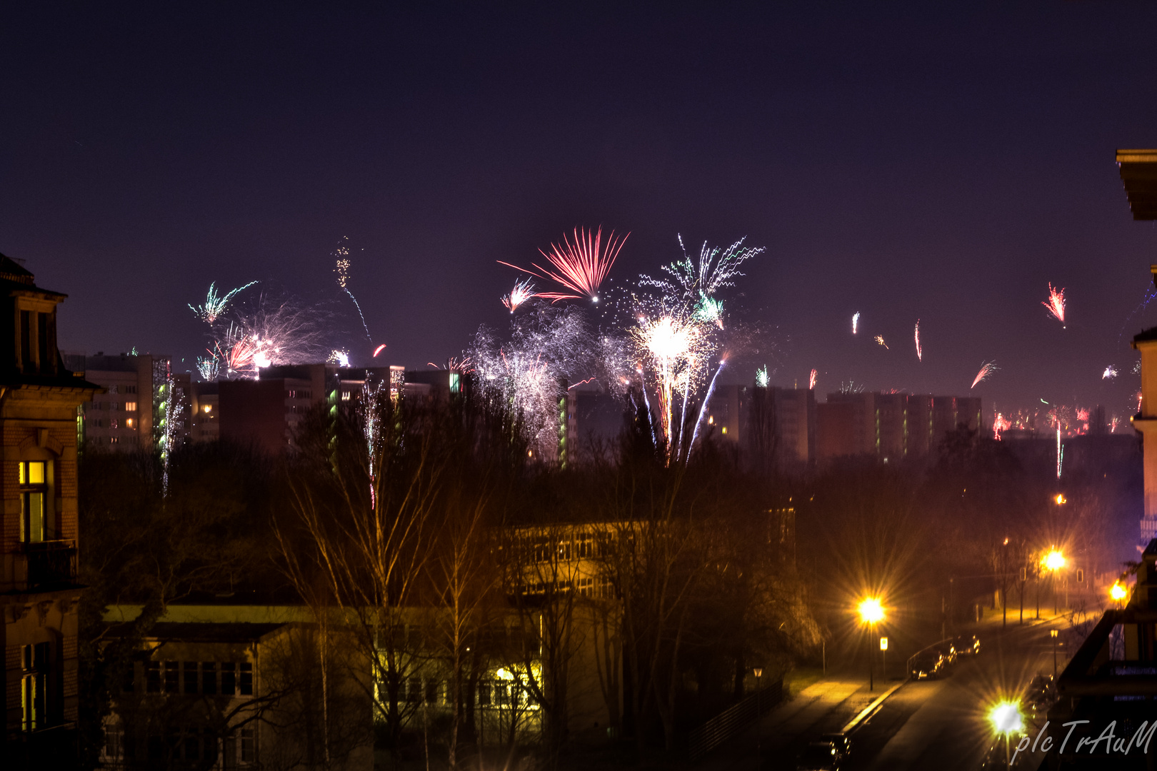 Silvester 2012 Dresden (Ortsteil - Johannstadt)