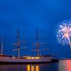 Silvester 2013 an der Gorch Fock in Stralsund