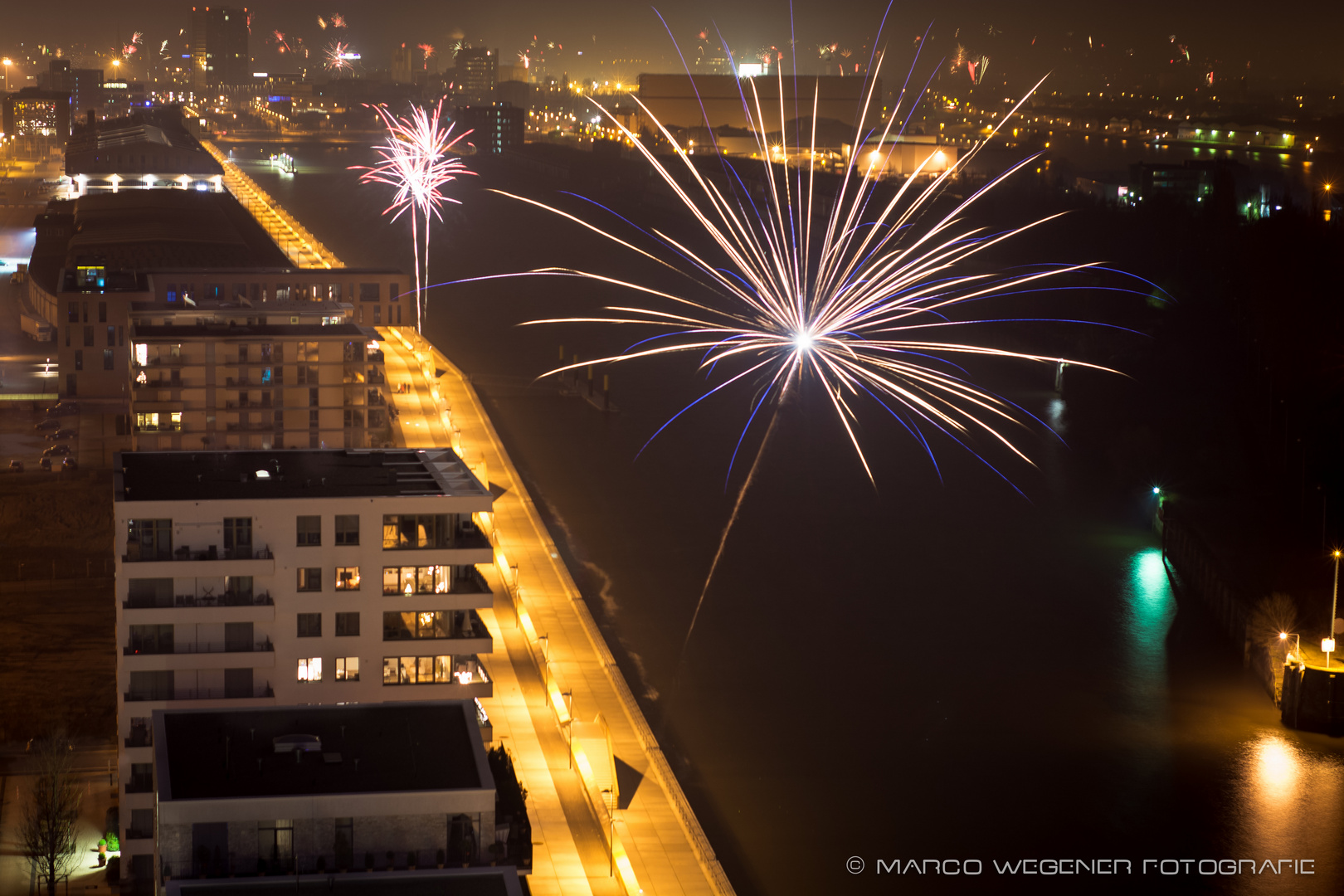 Silvester 2013/14 Bremer Überseestadt