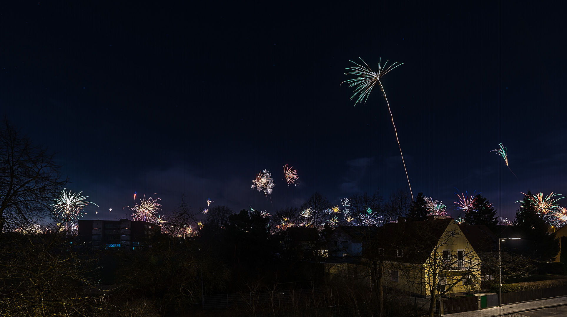 Silvester 2017 im Münchener Norden ...