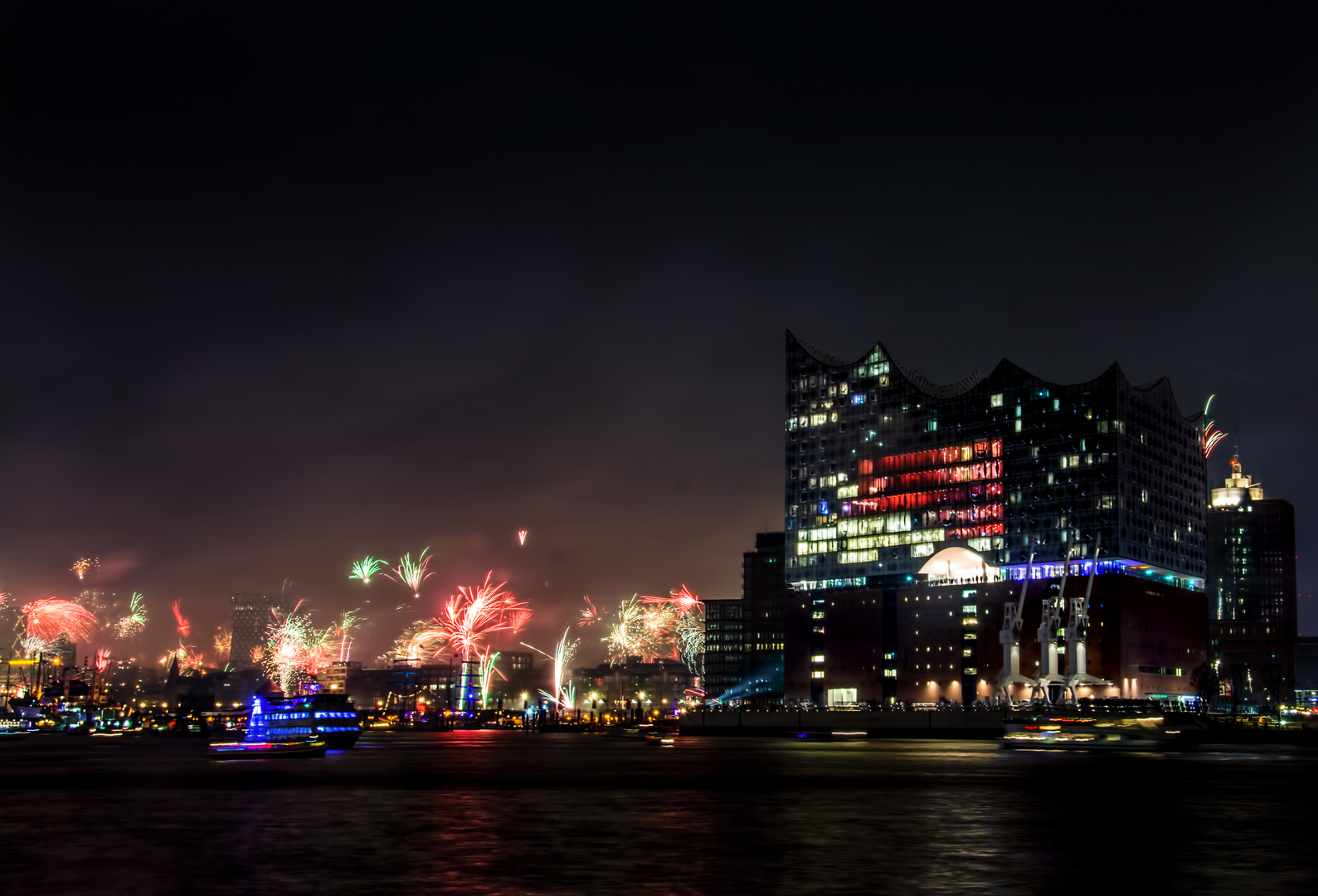 Silvester 2018 Hafen Hamburg