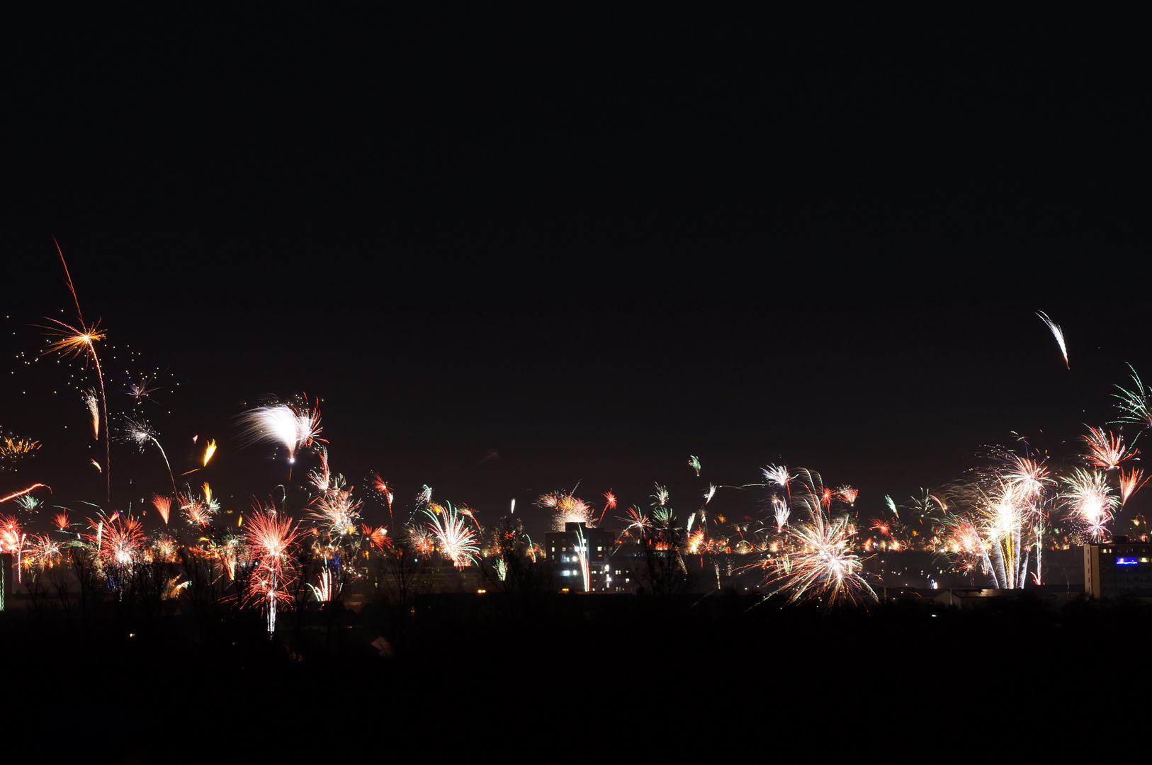 Silvester am Rhein