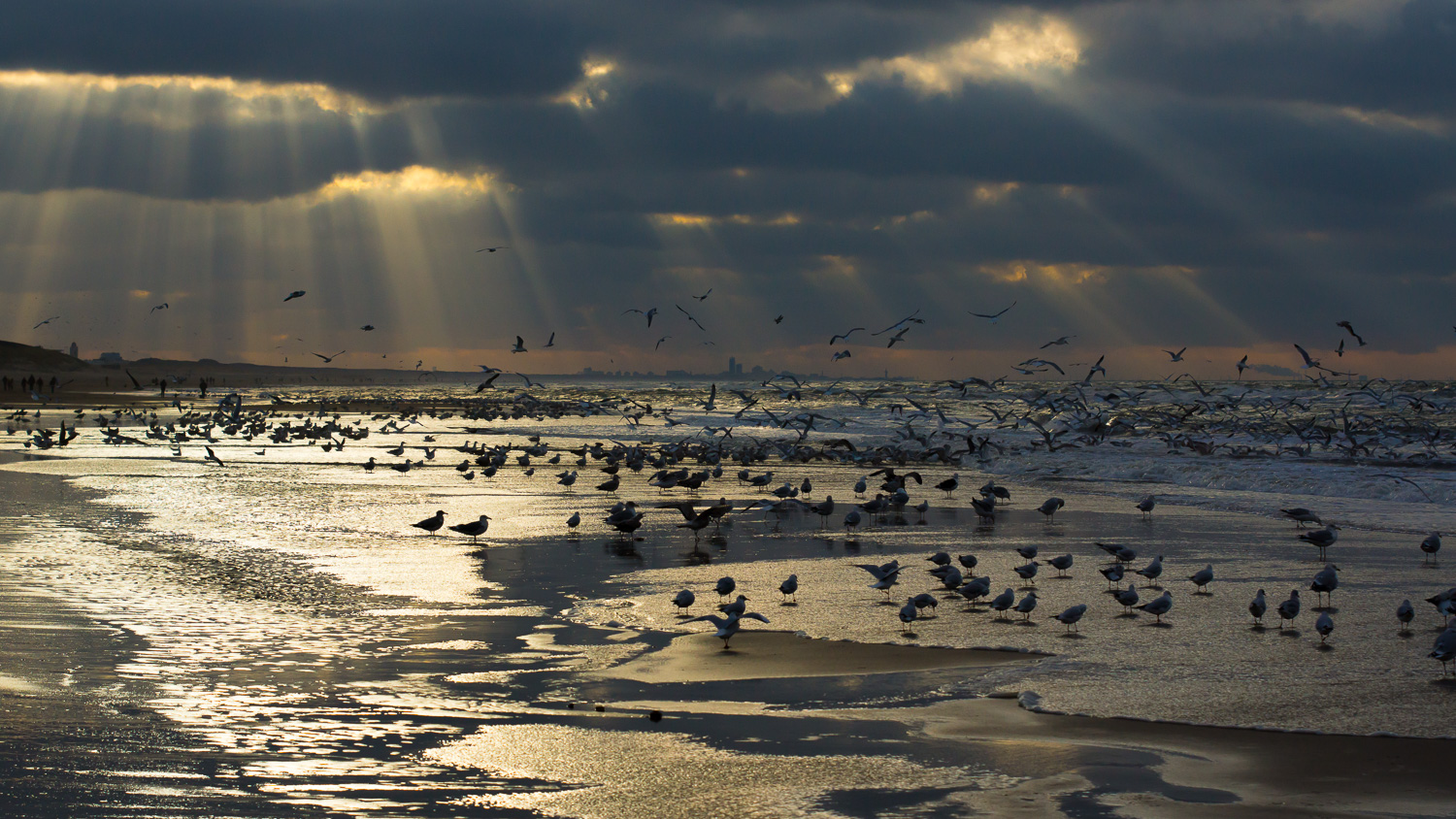 Silvester am Strand