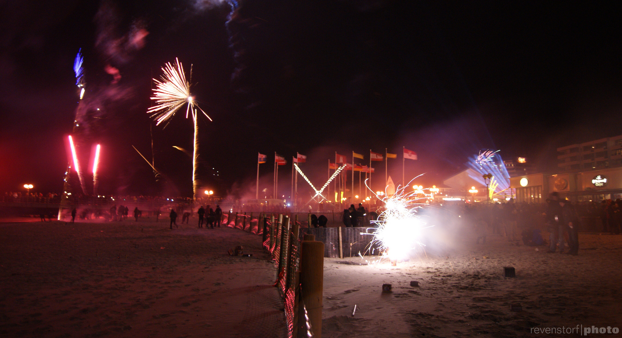 Silvester an der Küste