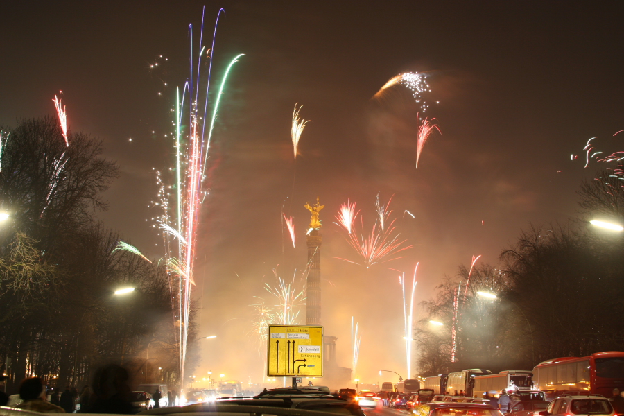 Silvester an der Siegessäule