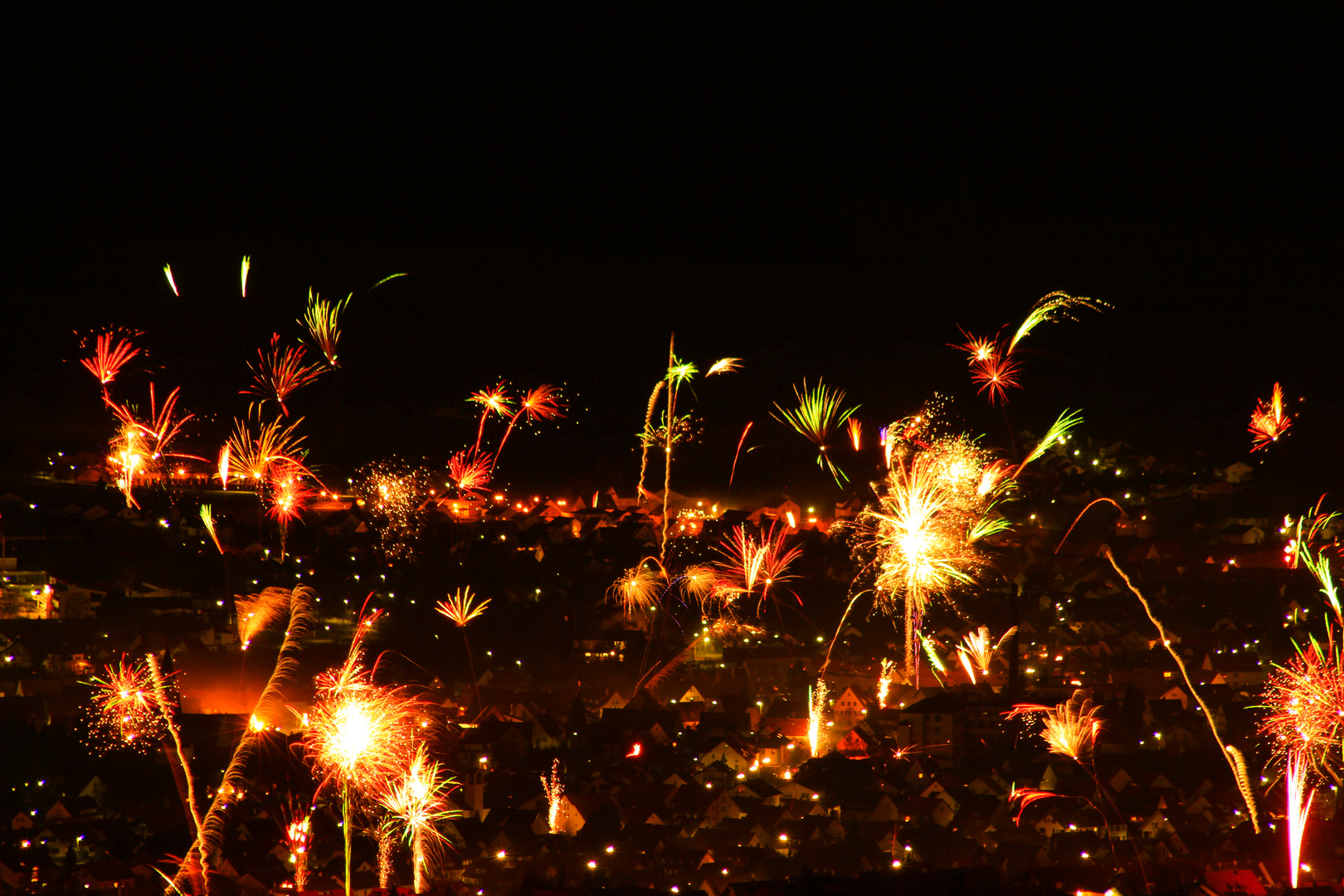 Silvester auf dem Zollernblick/Albstadt