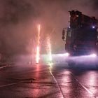 Silvester auf der Elbchaussee in Hamburg