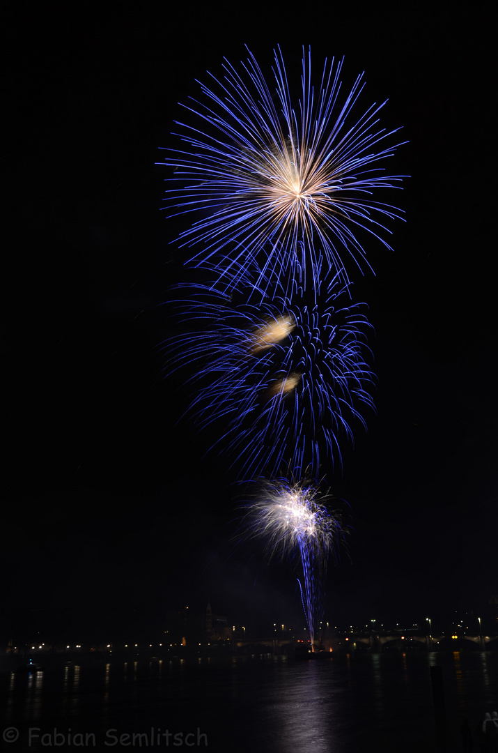 Silvester Feuerwerk Basel