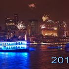 Silvester-Feuerwerk im Hamburger Hafen 2012/2013