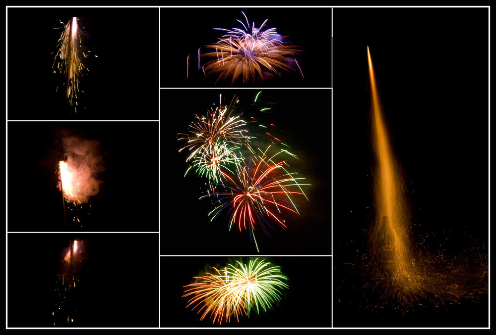 Silvester Fotocollage