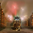 Silvester in der Speicherstadt ( Hamburg )