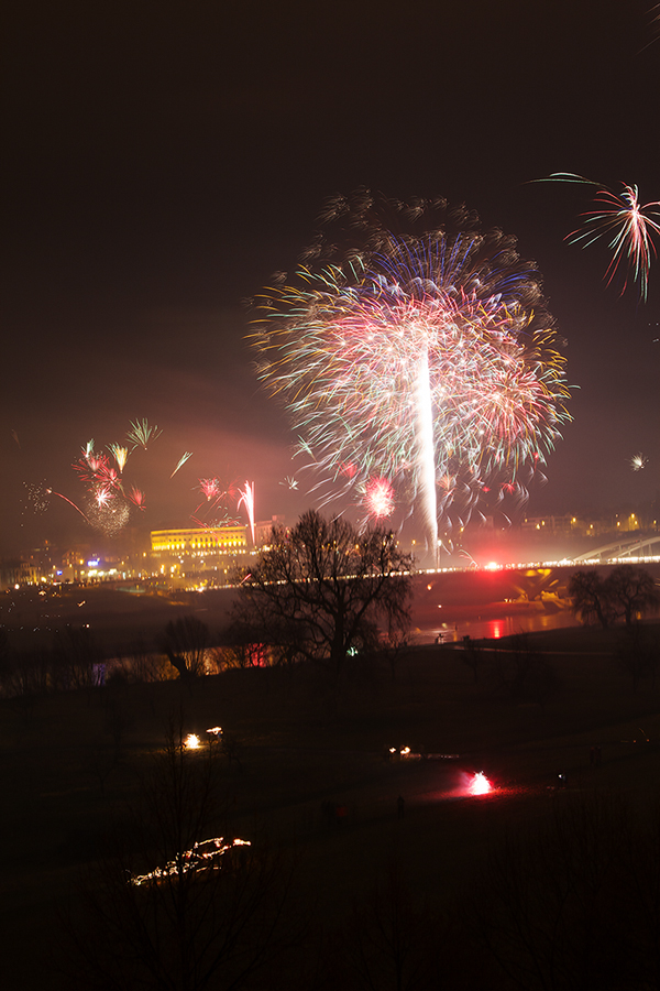 Silvester in Dresden