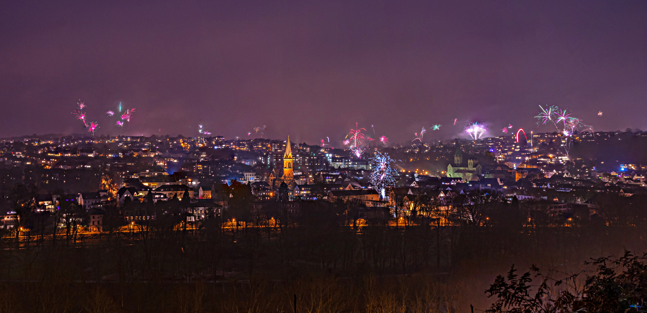 Silvester in Essen Werden