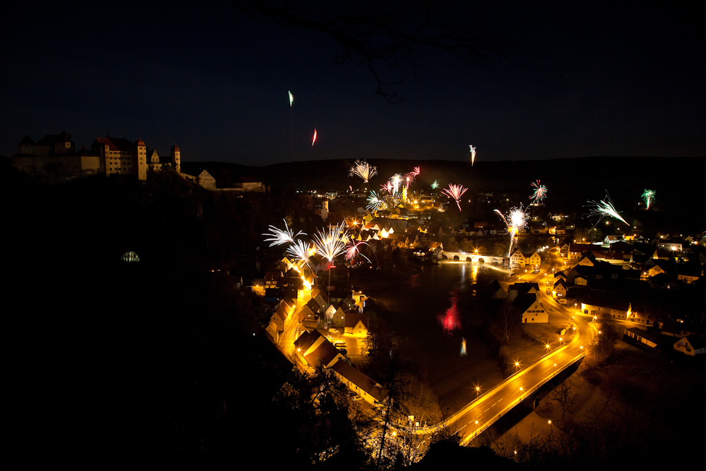 Silvester in Harburg Schwaben