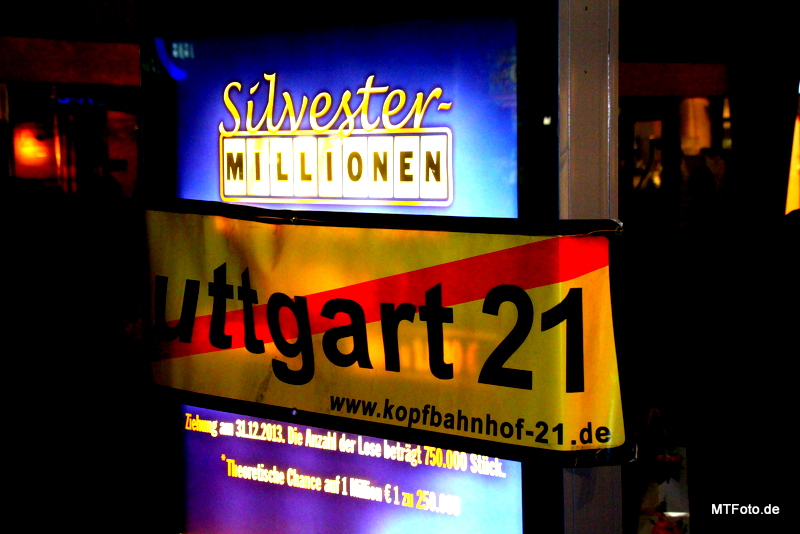 Silvester Millionen vs BAU Milliarden K21 Stuttgart Dez13